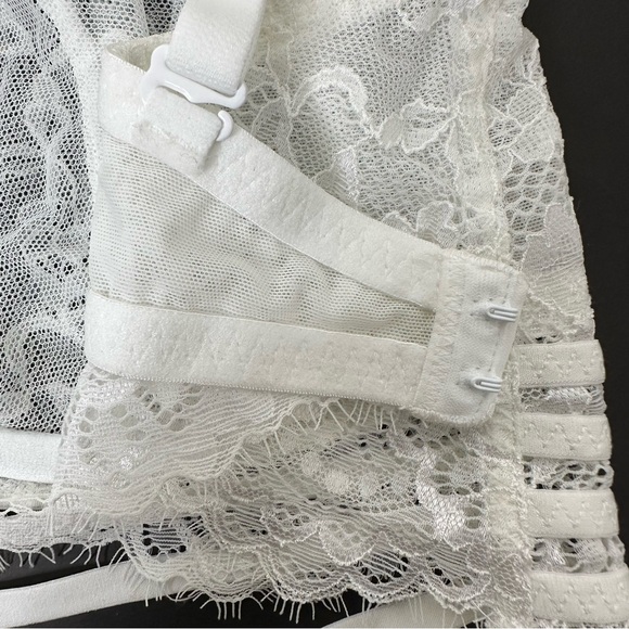 La Senza women’s white rhinestone bra size 36DD - Picture 8 of 13